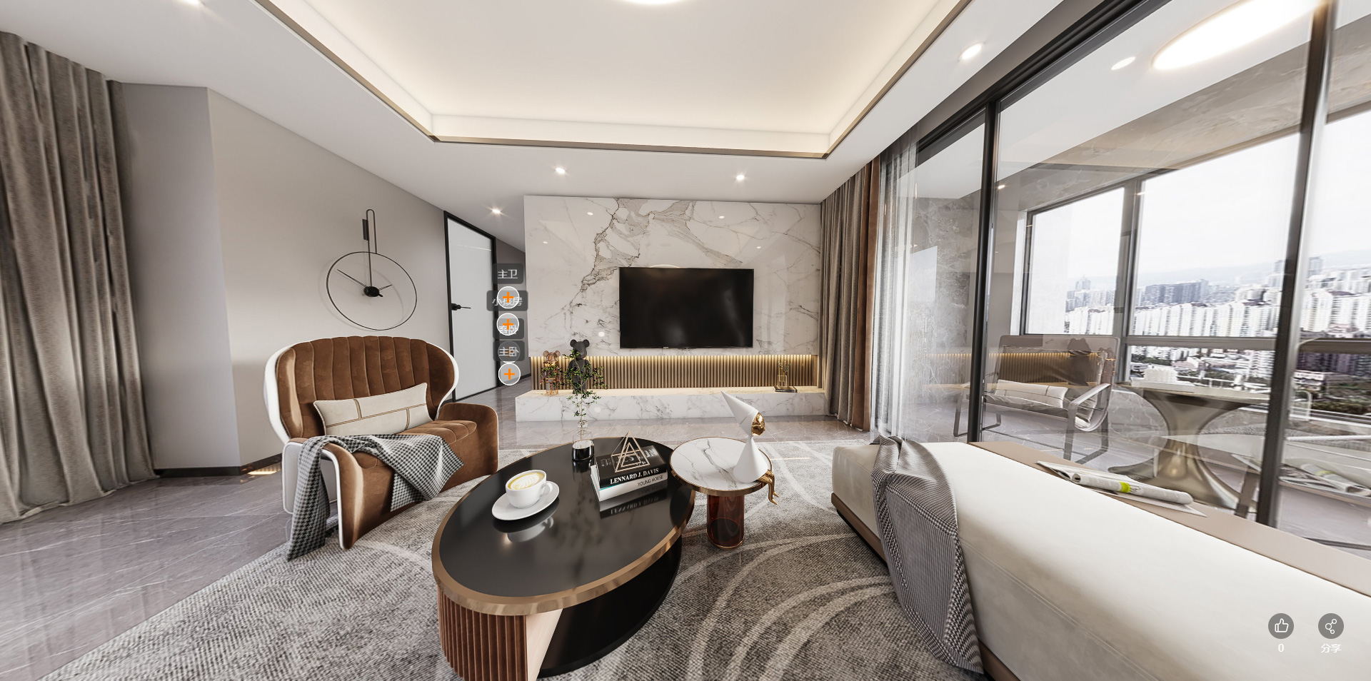 现代风格极致的简约